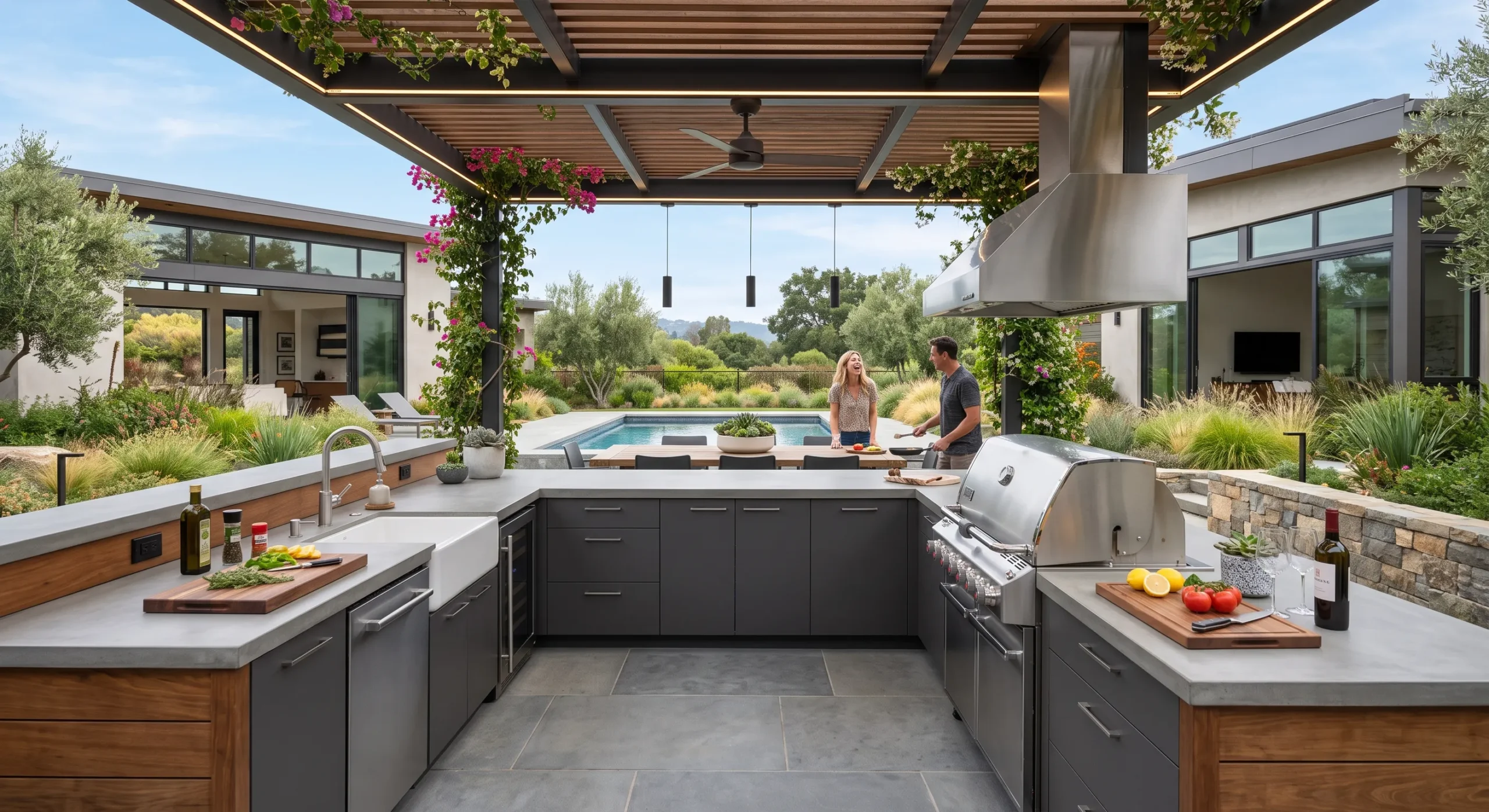 Why Choose a Custom Outdoor Kitchen Over Prefab