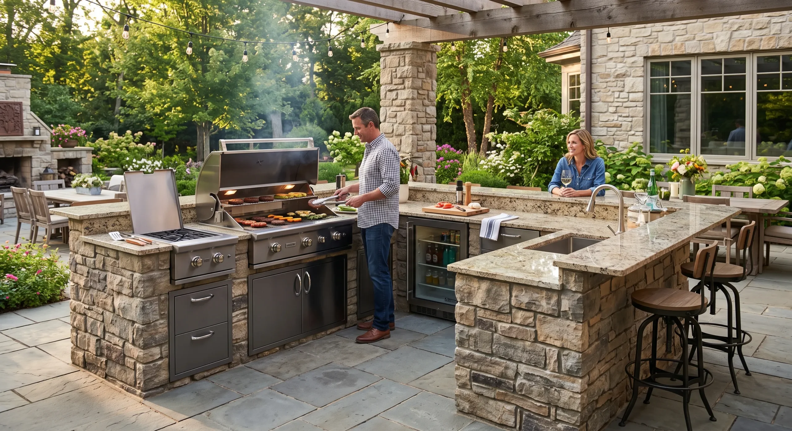 Built-In Grill Islands
