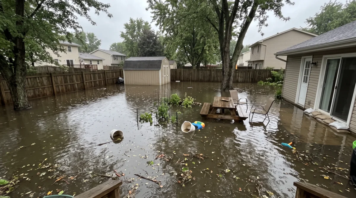 Why Is My Yard Still Flooded Days After It Rains? 5 Common Causes