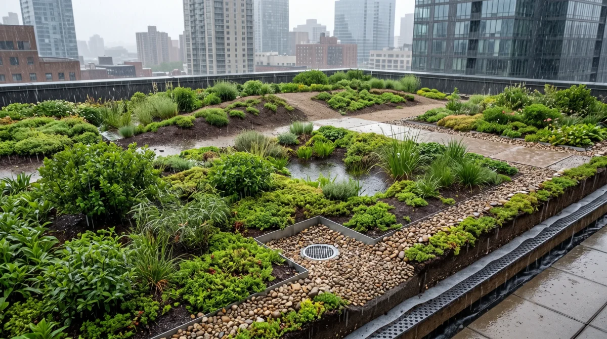 How Do Rooftop Gardens Manage Stormwater Runoff? 4 Ways They Reduce Flooding